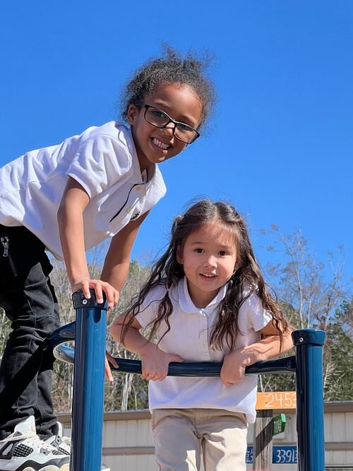Students learning at East Voyager Academy